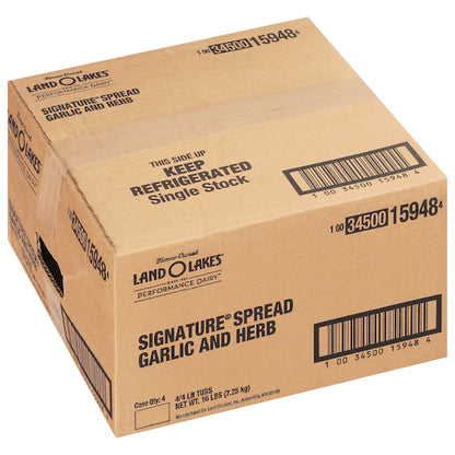 Land O Lakes Signature Spread Garlic and Herb, 4 x 4 lb Case - DOT product image 3
