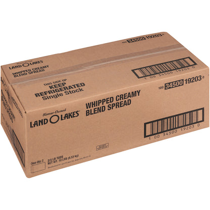 Land O Lakes Salted Whipped Creamy Blend Spread, 2 x 5 lb Case - DOT product image 4