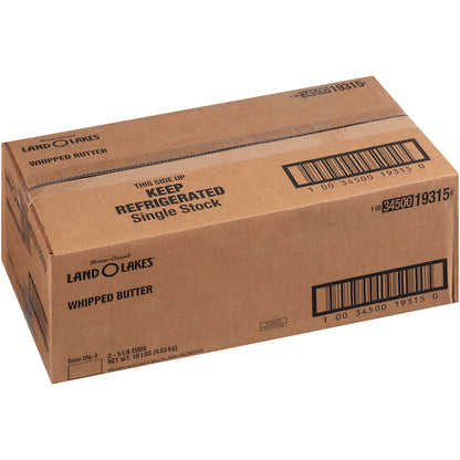 Land O Lakes Salted Whipped Butter, 2 x 5 lb Case - DOT product image 4