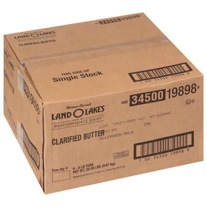 Land O Lakes Clarified Tub Trans Fat Free Butter, 4 x 5 lb Case - DOT product image 6
