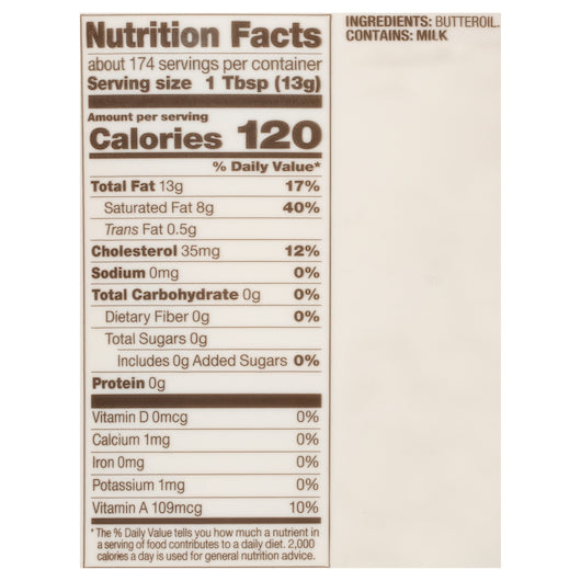 Land O Lakes Clarified Tub Trans Fat Free Butter, 4 x 5 lb Case - DOT product image 8