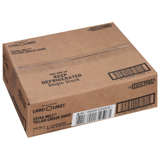 Land O Lakes Performance Sauces Extra Melt Yellow Cheese Sauce, 6 x 5 lb Case - DOT product image 5