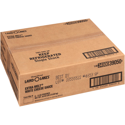 Land O Lakes Extra Melt White Cheese Sauce, 6 x 5 lb Case - DOT product image 4