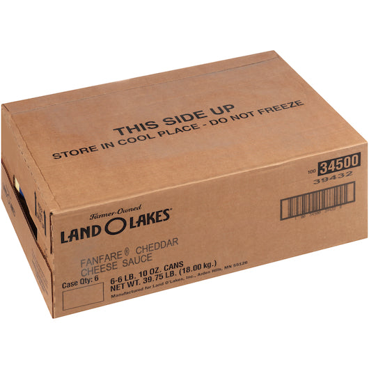 Land O Lakes Fanfare Cheddar Cheese Sauce, 6 x 6.62 lb Case - DOT product image 4
