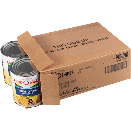 Land O Lakes Fanfare Cheddar Cheese Sauce, 6 x 6.62 lb Case - DOT product image 3