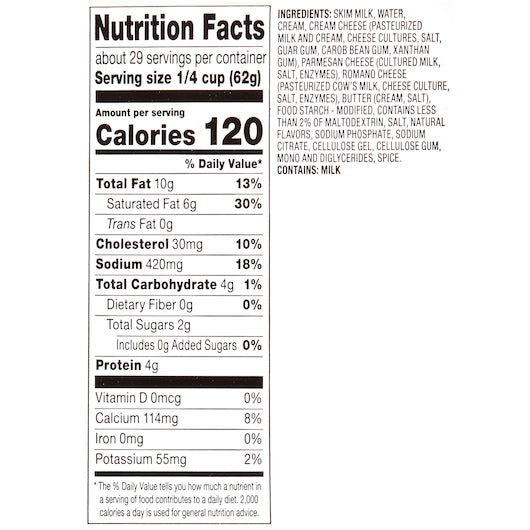 Sauce Alfredo Sauce Pouch, 6 x 64 oz Case - DOT product image 6