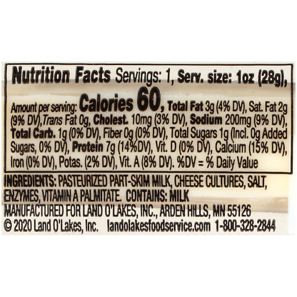 Land O Lakes Light Mozzarella String Cheese, 168 x 1 oz Case - DOT product image 6