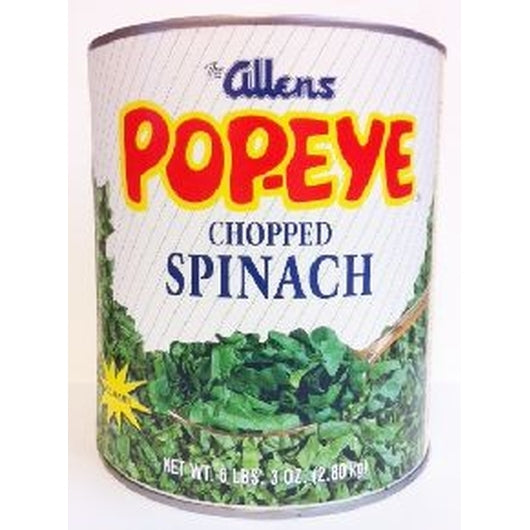 (Price/Case)Popeye's 2002396 Spinach Low Sodium Chopped Child Nu - DOT product image 1