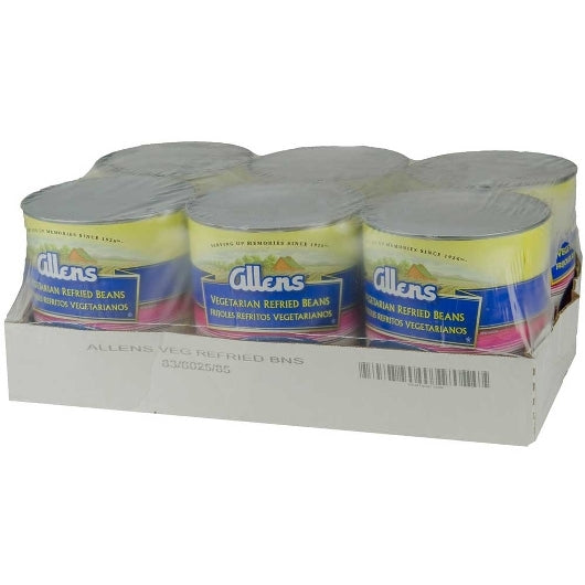 (Price/Case)Allen 2003115 Refried Beans Vegetarian Canned 6-112 - DOT product image 2