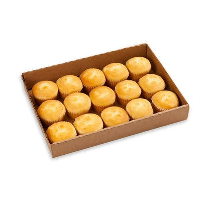 Brill White Cupcakes, 90 x 2.5 oz Case - Bakery & Desserts