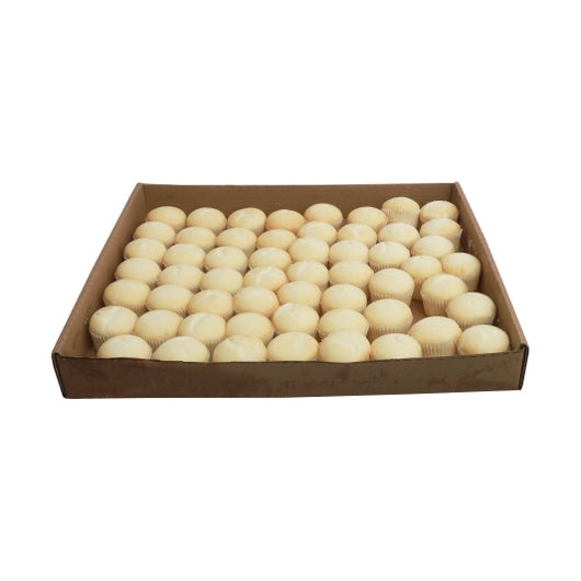 Brill Large White Cupcake, 168 x 1.25 oz Case - Bakery & Desserts