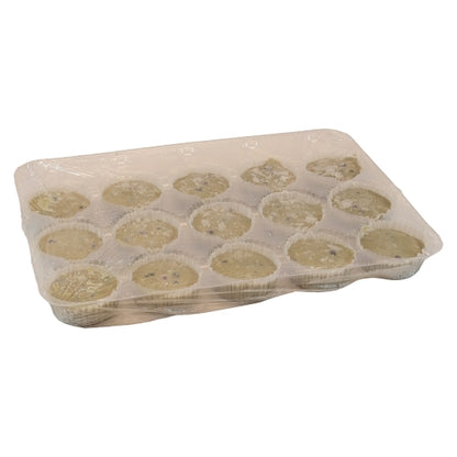 Multifoods Pre-Deposited Ready to Bake Blueberry Muffin, 75 x 5.4 oz Case - Bakery & Desserts