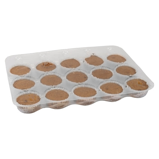 Multifoods Pre-Deposited Ready to Bake Raisin Bran Muffin, 75 x 5.4 oz Case - Bakery & Desserts