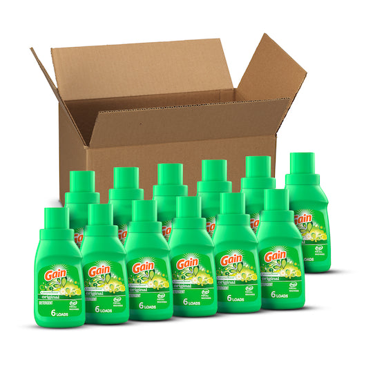 Gain Liquid Double Strength Original 6 Load, 12 x 10 fl oz Case - DOT product image 2