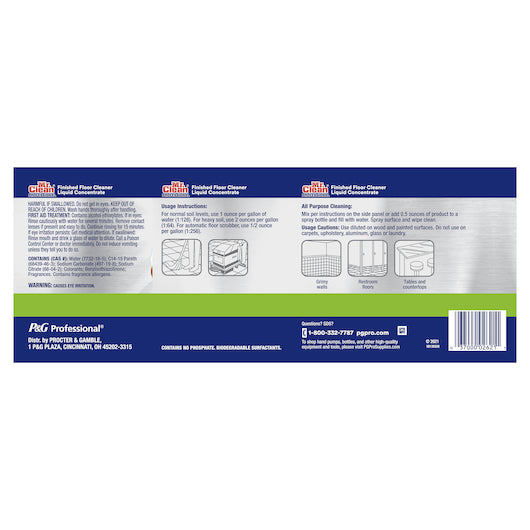 Mr. Clean Professional All Purpose Floor Cleaner, 3 x 1 GA Case - Cleaners & Sanitizers