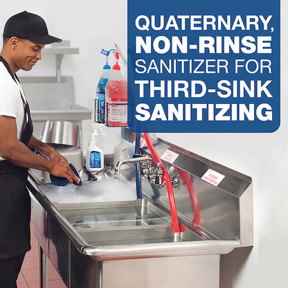 Clean Quick Quat Broad Range Quaternary non-rinse Sanitizer Concentrate Closed Loop, 3 x 1 GA Case - DOT product image 4