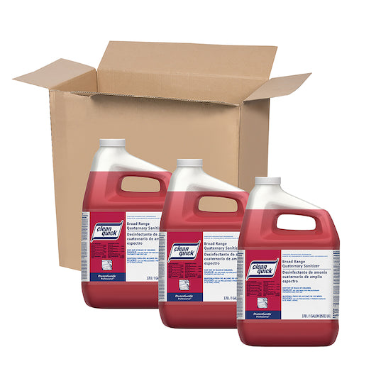 Clean Quick Quat Broad Range Quaternary non-rinse Sanitizer Concentrate Closed Loop, 3 x 1 GA Case - DOT product image 5