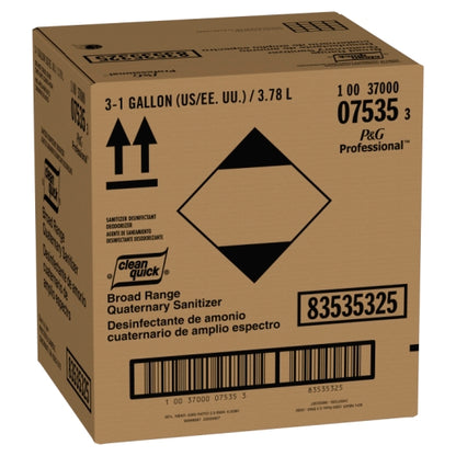 Clean Quick Professional Broad Range Sanitizer Concentrate, 3 x 1 GA Case - Alternate product angle or state