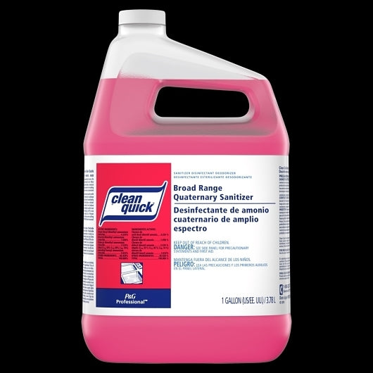 Clean Quick Professional Broad Range Sanitizer Concentrate, 3 x 1 GA Case - Front/center packaged product image