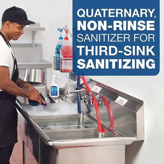Clean Quick Professional Broad Range Sanitizer Concentrate, 3 x 1 GA Case - Alternate product angle or state