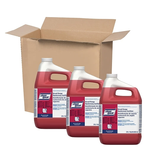 Clean Quick Professional Broad Range Sanitizer Concentrate, 3 x 1 GA Case - Alternate product angle or state