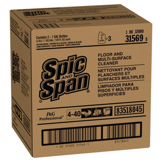 Spic & Span Floor and Multi-Surface Cleaner Concentrate Closed Loop, 3 x 1 GA Case - DOT product image 3