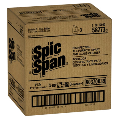 Spic and Span Disinfecting All Purpose and Glass Cleaner Ready-To-Use, 3 x 1 GA Case - DOT product image 5