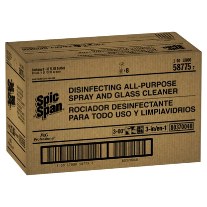Spic and Span Disinfecting Spray All Purpose and Glass Cleaner Ready-To-Use, 8 x 32 oz Case - DOT product image 6
