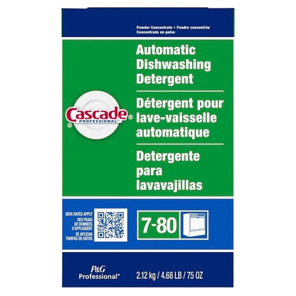 Cascade Professional Auto Dish Detergent Concentrate Powder, 7 x 75 oz Case - DOT product image 2