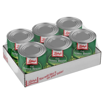 Libby Cut Mix Low Sodium Cut Green Beans, 6 x 101 oz Case - DOT product image 7