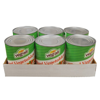 Veg-All Mixed VEGETABLES FOR STEW, 6 x 104 oz Case - GS1 open-case image