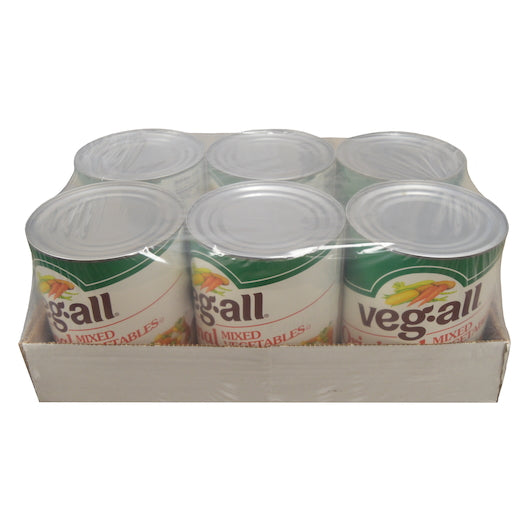 Veg-All MIXED VEGETABLE, 6 x 104 oz Case - GS1 closed shipping case image