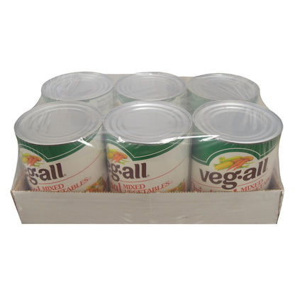Veg-All MIXED VEGETABLE, 6 x 104 oz Case - GS1 closed shipping case image