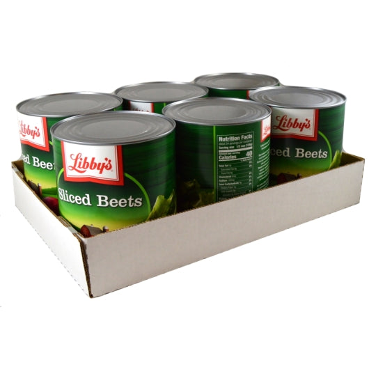 Libbys Medium Fancy Sliced Beets, 6 x 104 oz Case - DOT product image 5