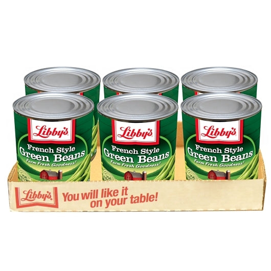 Libby's French Style Green Beans, 6 x 101 oz Case - DOT product image 5