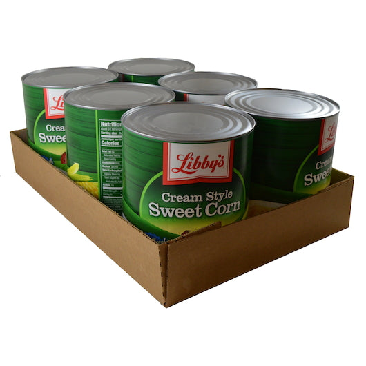 Libby Fancy Cream Style Sweet Corn, 6 x 106 oz Case - DOT product image 5