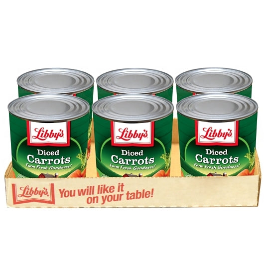 Libby's LOW SODIUM Diced Carrots, 6 x 105 oz Case - DOT product image 4