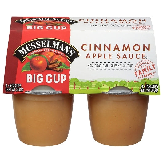 Musselman's Cinnamon Applesauce, 12 x 24 oz Case - DOT product image 2
