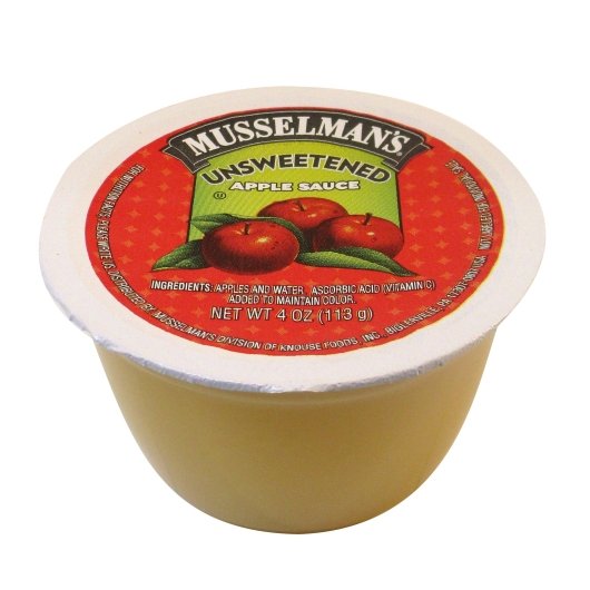 Musselman's Unsweetened Applesauce, 12 x 24 oz Case - DOT product image 4