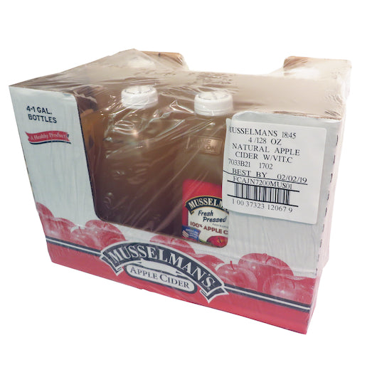 Musselman's Fresh Pressed 100% Apple Cider, 4 x 128 fl oz Case - DOT product image 6
