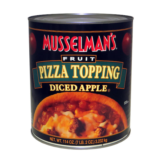 Musselman's Fruit Pizza Topping Diced Apple, 6 x 114 oz Case - Dried Fruit & Fruit Snacks