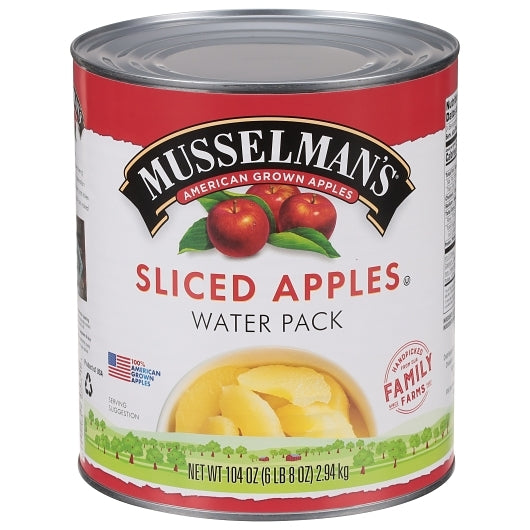 Knouse Foods Sliced Apples in Water, 6 x 104 oz Case - Dried Fruit & Fruit Snacks
