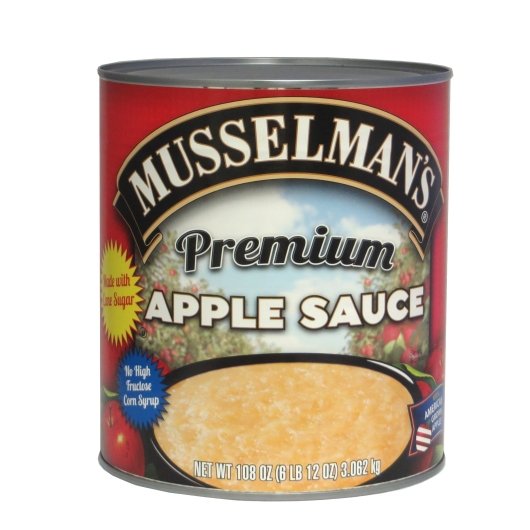 Musselman's Premium Applesauce, 6 x 108 oz Case - DOT product image 2