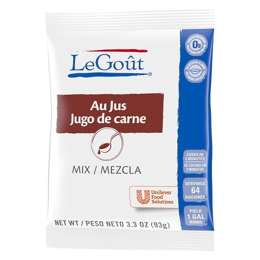 LeGout Instant Au Jus Sauce Mix, 16 x 3.3 oz Case - DOT product image 3