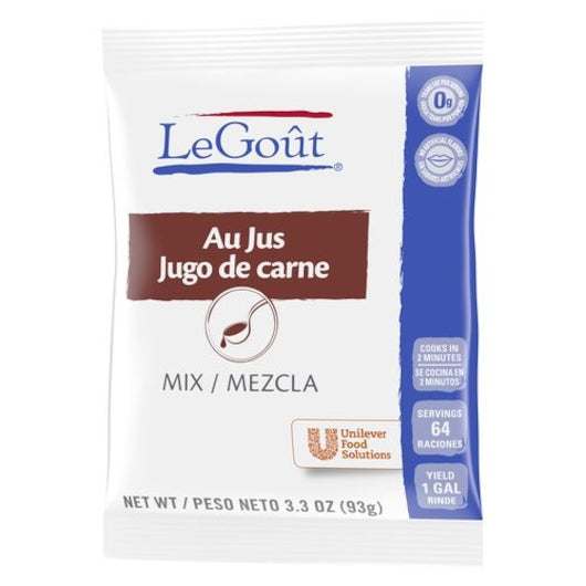 LeGout Instant Au Jus Sauce Mix, 16 x 3.3 oz Case - DOT product image 4