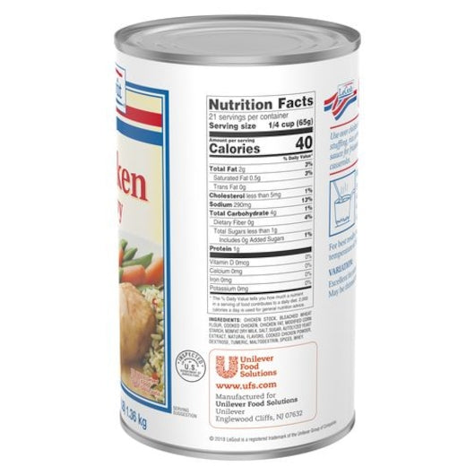 LeGout Heat & Serve Chicken Gravy, 12 x 48 oz Case - DOT product image 7