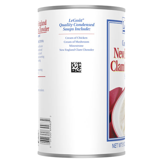 LeGout New England Clam Chowder Soup, 12 x 50 oz Case - DOT product image 6