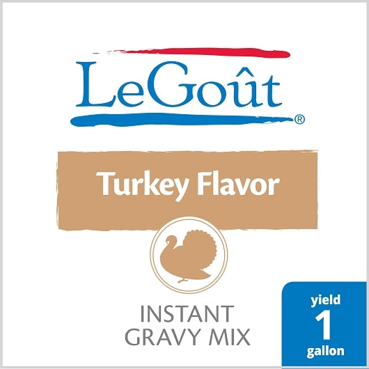Turkey Flavor Gravy Instant Turkey Flavor Gravy Mix, 8 x 1 lb Case - GS1 mobile-ready hero image