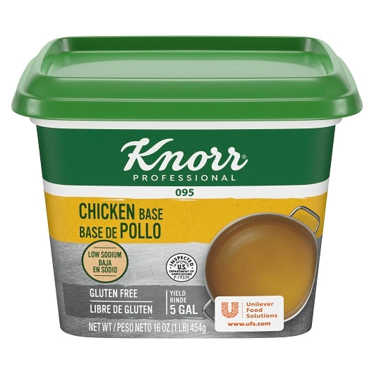 Knorr Low Sodium Chicken Base, 12 x 1 lb Case - DOT product image 2