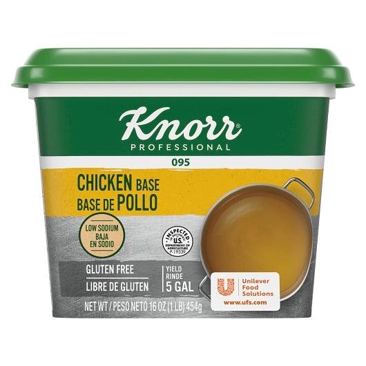Knorr Low Sodium Chicken Base, 12 x 1 lb Case - DOT product image 4
